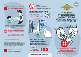 Уголовная ответственность за преступления, связанные с незаконным оборотом наркотиков